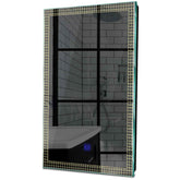 Specchio LED Verticale | Pulsante touch | Luce bianca calda - Reyze Serie Official Modello 3